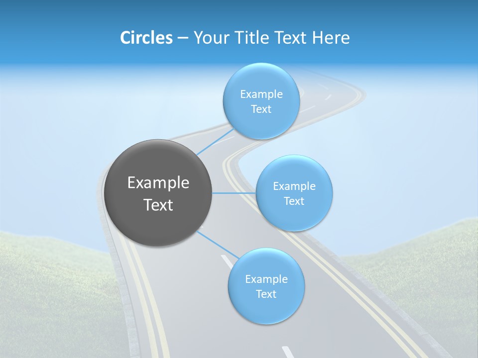 Sky Light Trip PowerPoint Template