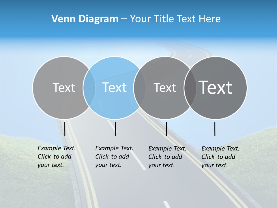 Sky Light Trip PowerPoint Template