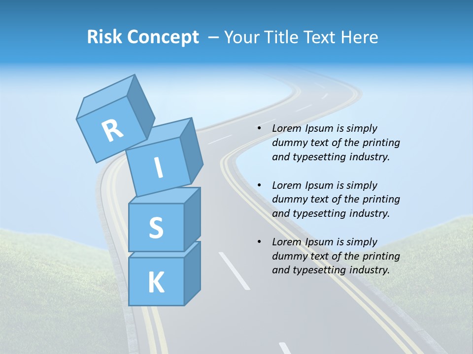 Sky Light Trip PowerPoint Template