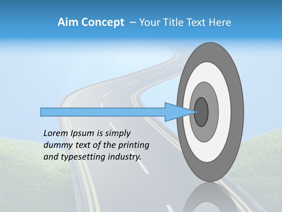 Sky Light Trip PowerPoint Template