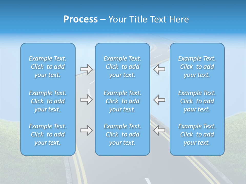 Sky Light Trip PowerPoint Template