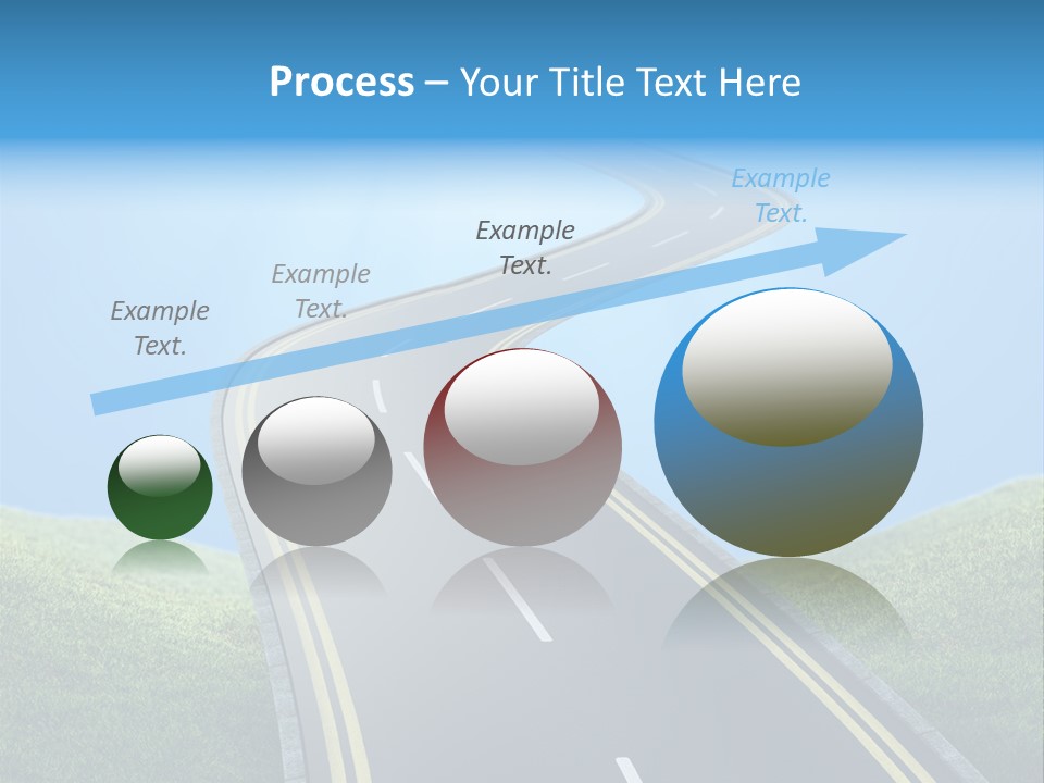 Sky Light Trip PowerPoint Template