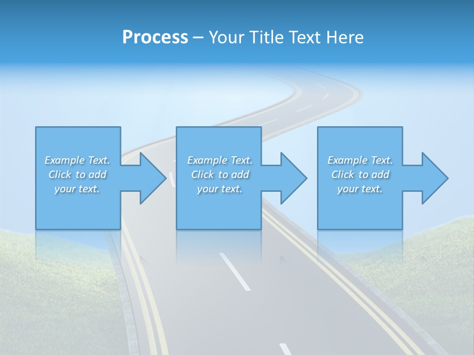 Sky Light Trip PowerPoint Template