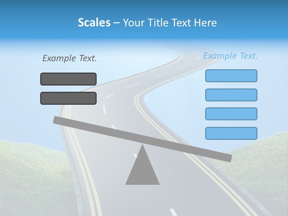 Sky Light Trip PowerPoint Template