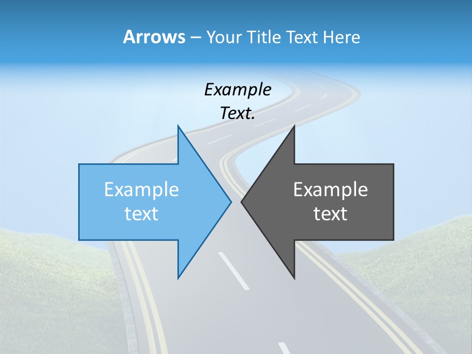 Sky Light Trip PowerPoint Template