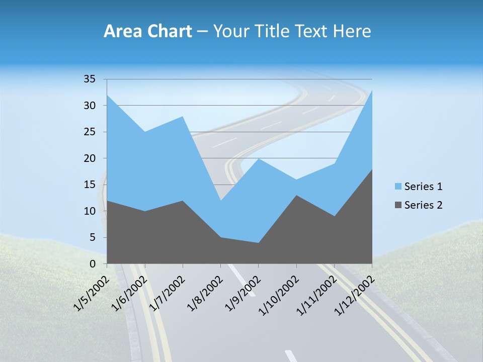 Sky Light Trip PowerPoint Template