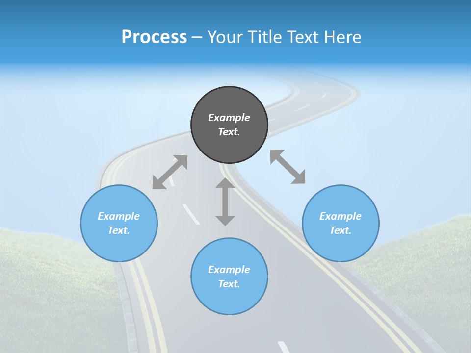 Sky Light Trip PowerPoint Template