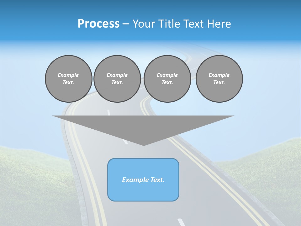 Sky Light Trip PowerPoint Template