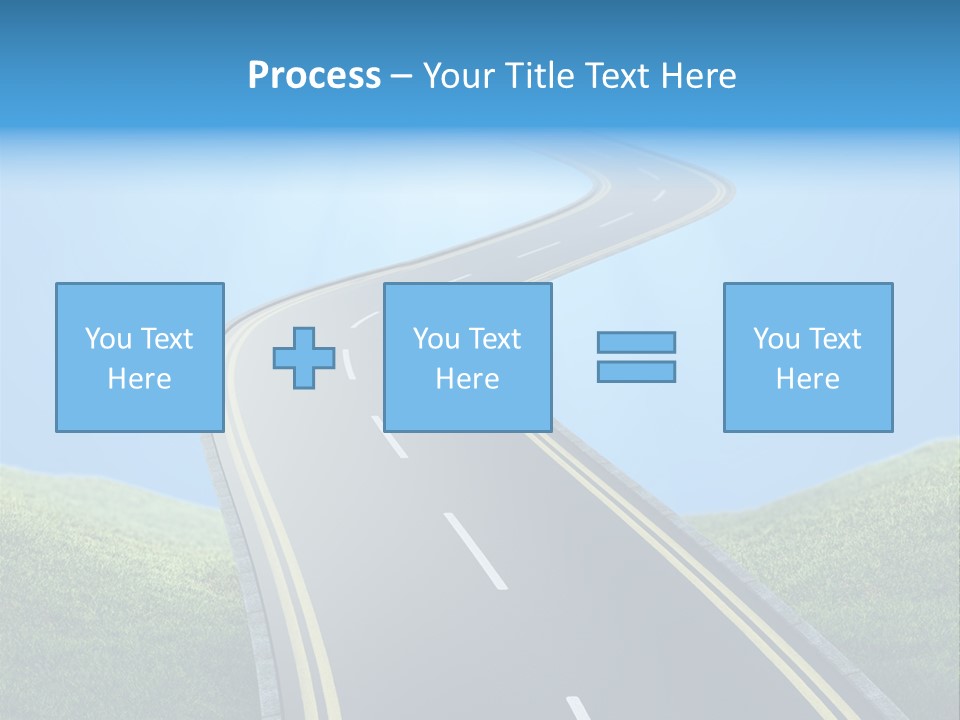 Sky Light Trip PowerPoint Template
