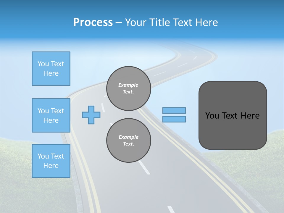 Sky Light Trip PowerPoint Template