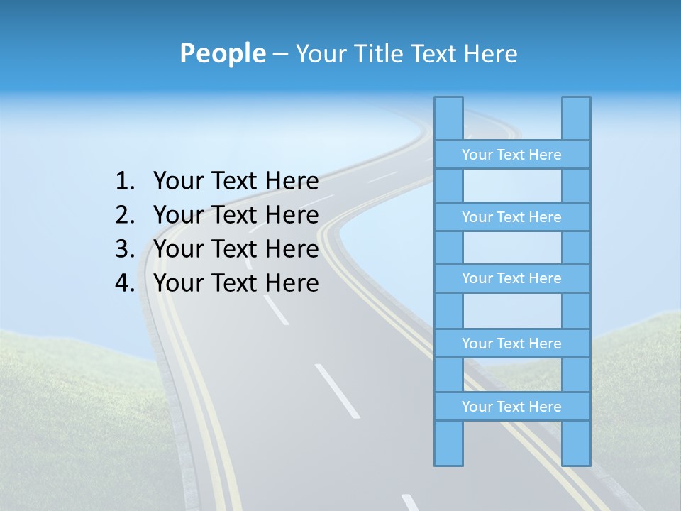 Sky Light Trip PowerPoint Template