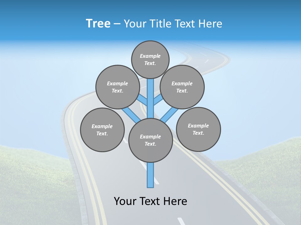 Sky Light Trip PowerPoint Template