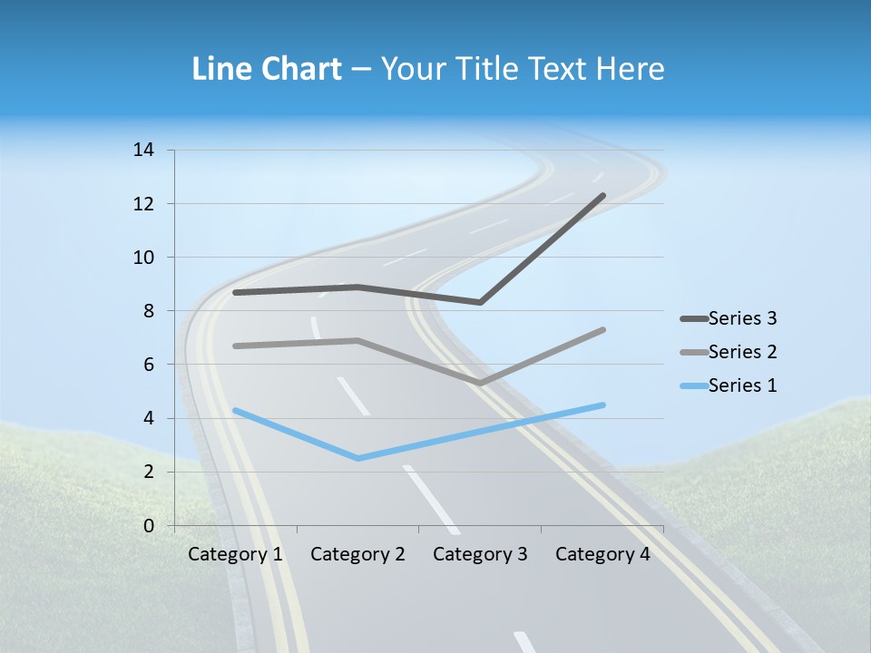 Sky Light Trip PowerPoint Template