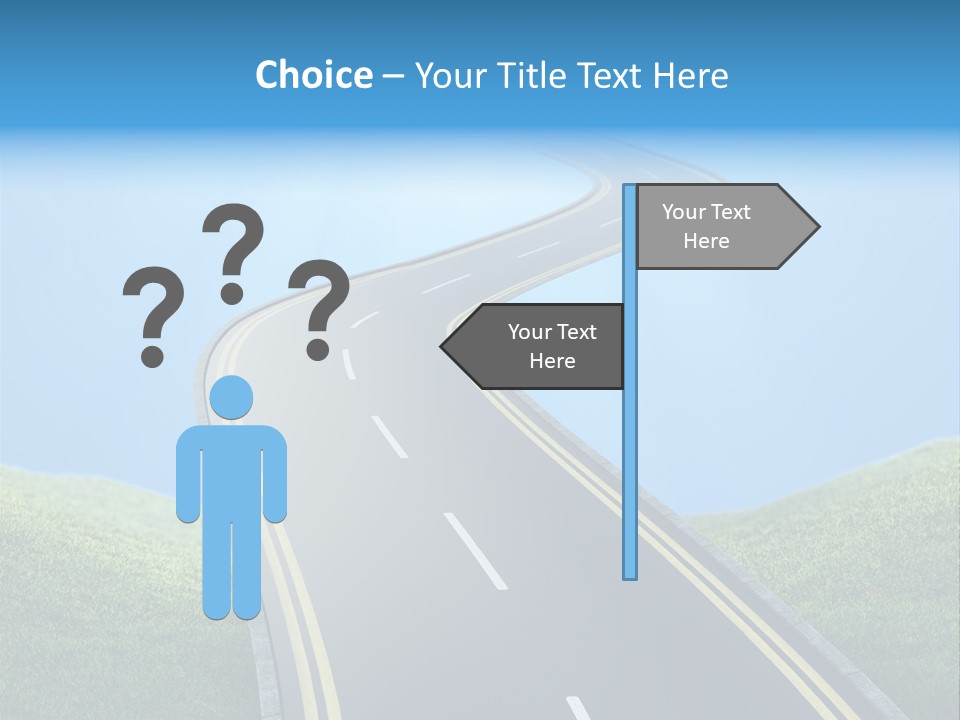 Sky Light Trip PowerPoint Template