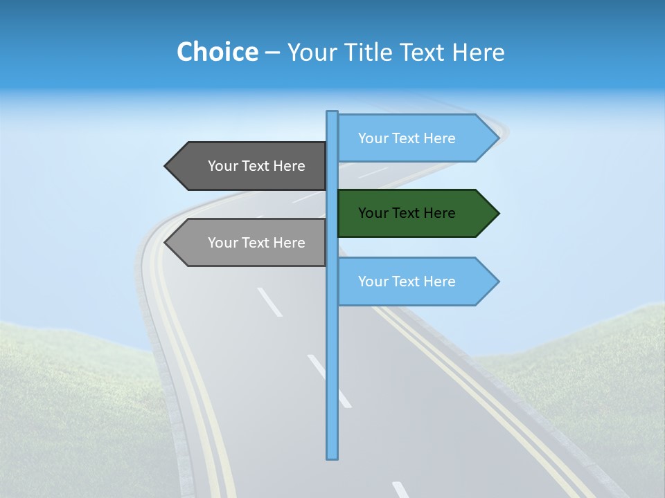 Sky Light Trip PowerPoint Template
