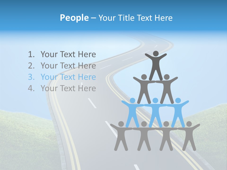 Sky Light Trip PowerPoint Template