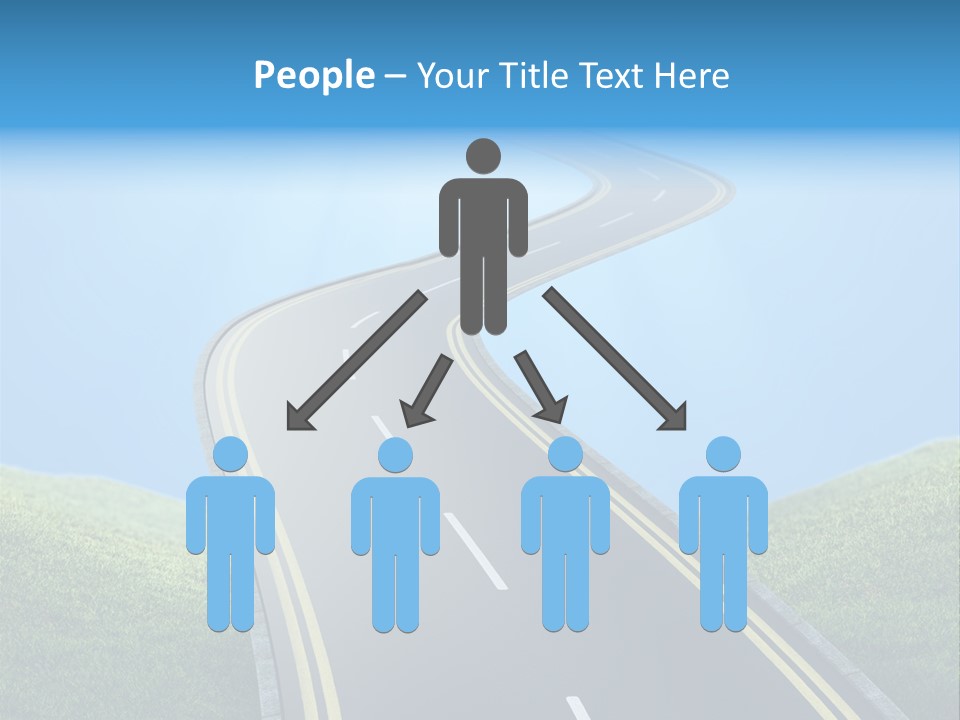 Sky Light Trip PowerPoint Template