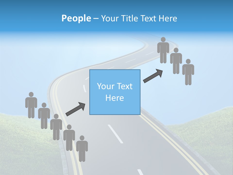Sky Light Trip PowerPoint Template