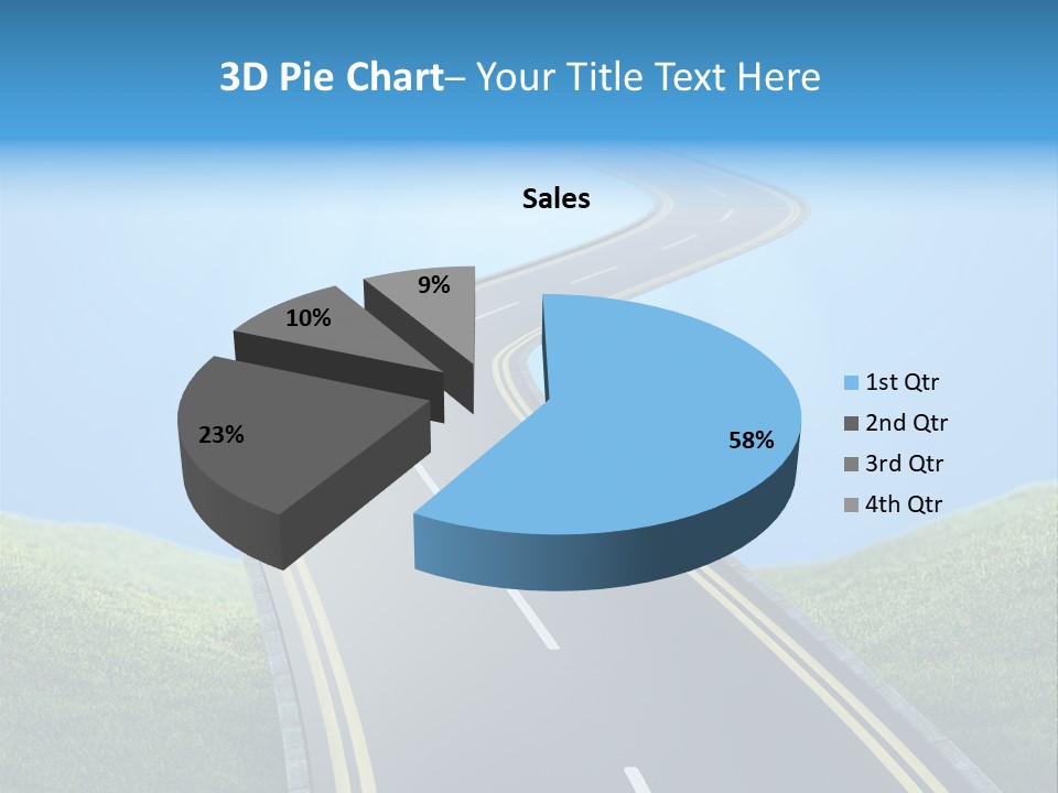 Sky Light Trip PowerPoint Template