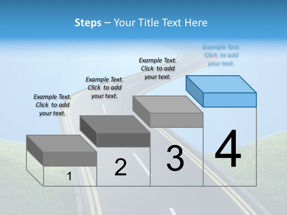 Sky Light Trip PowerPoint Template