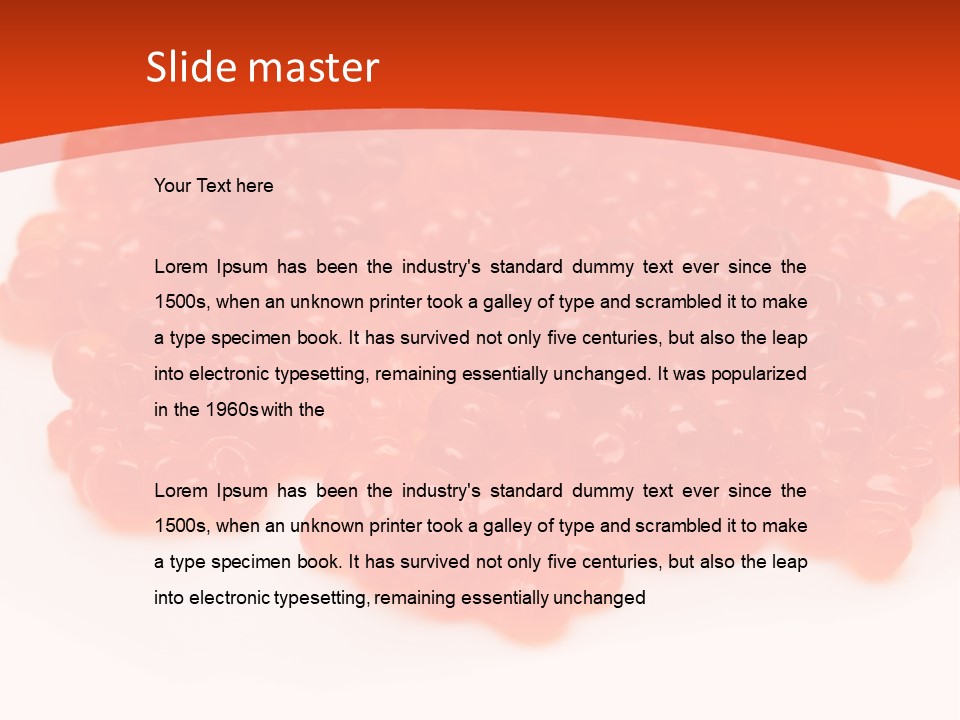 Ingredient Special Portion PowerPoint Template