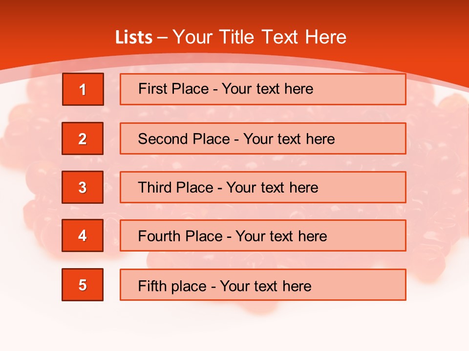 Ingredient Special Portion PowerPoint Template