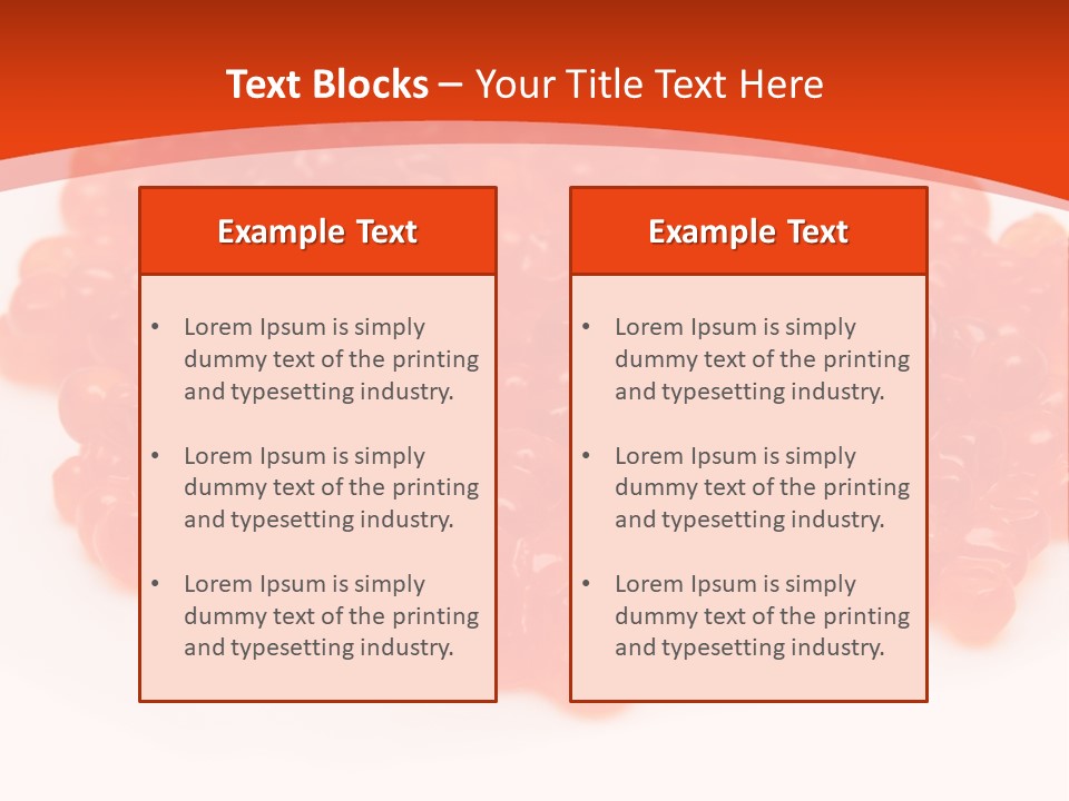 Ingredient Special Portion PowerPoint Template