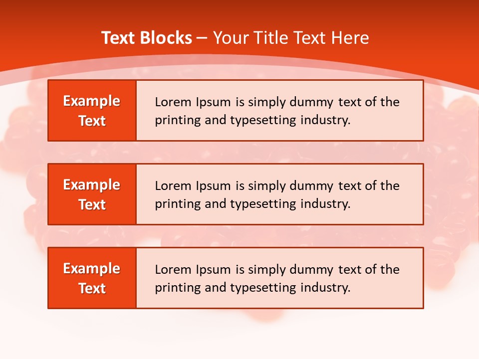 Ingredient Special Portion PowerPoint Template