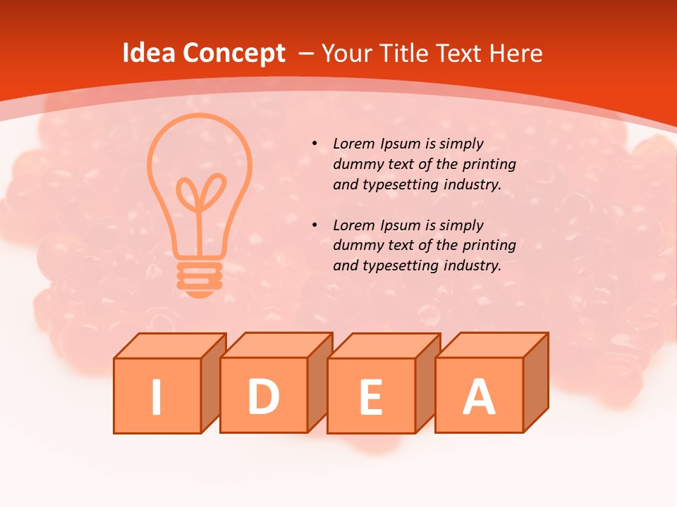 Ingredient Special Portion PowerPoint Template