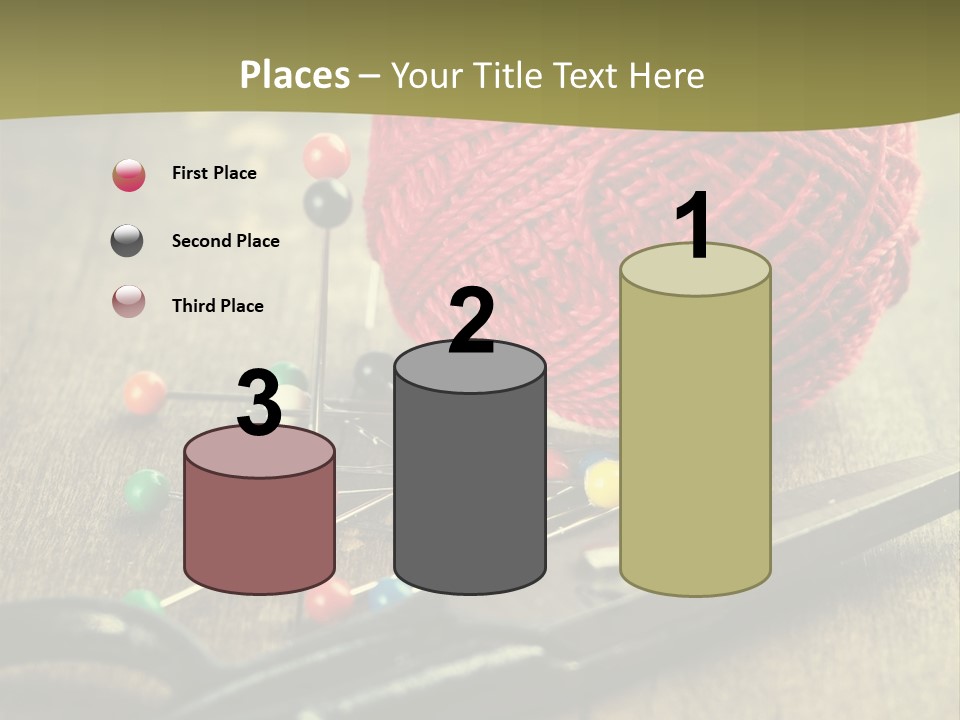 Clip Hair Thread PowerPoint Template