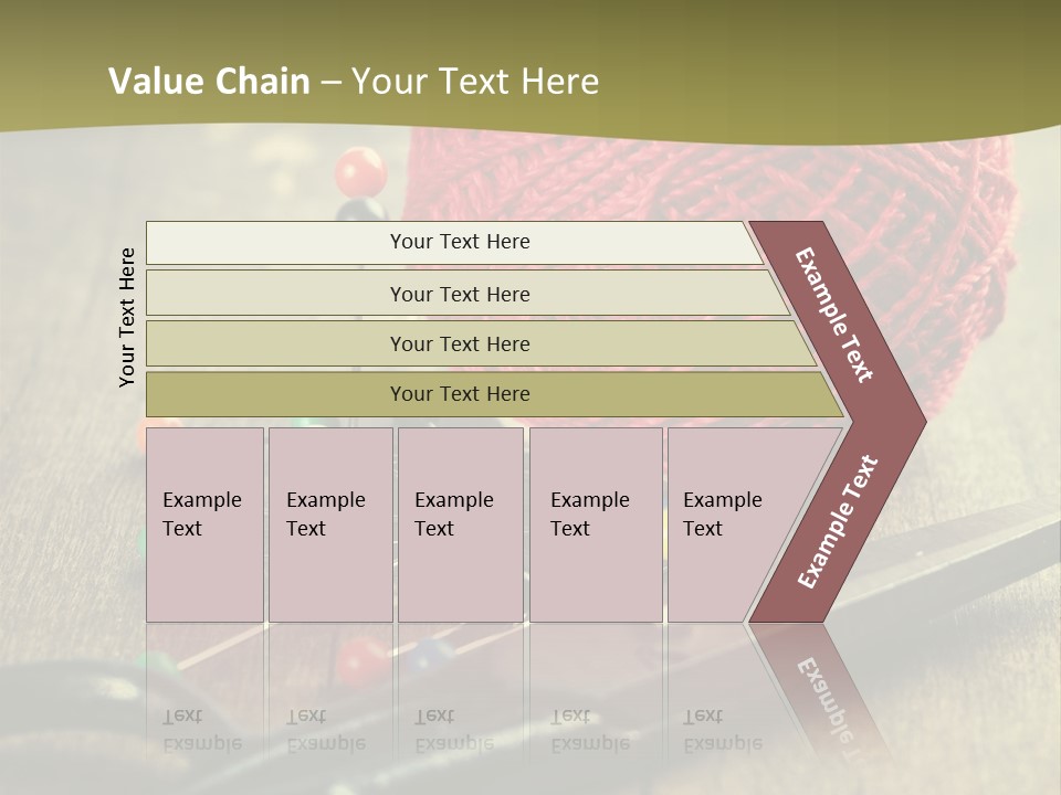 Clip Hair Thread PowerPoint Template