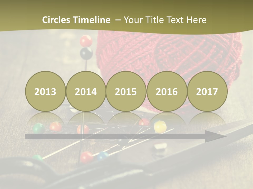 Clip Hair Thread PowerPoint Template