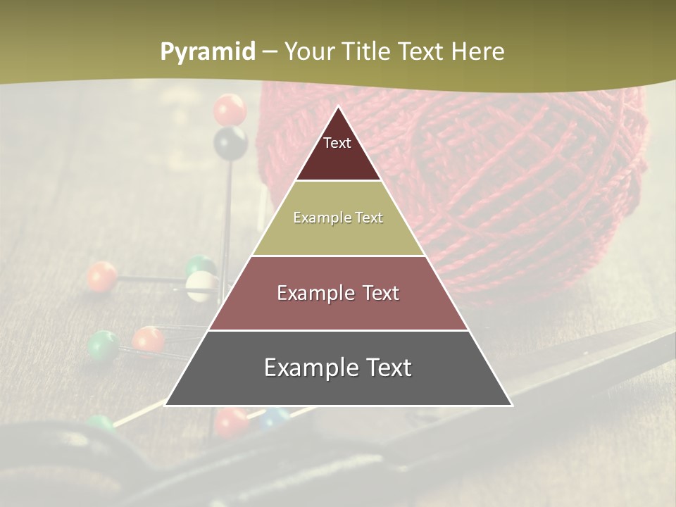 Clip Hair Thread PowerPoint Template