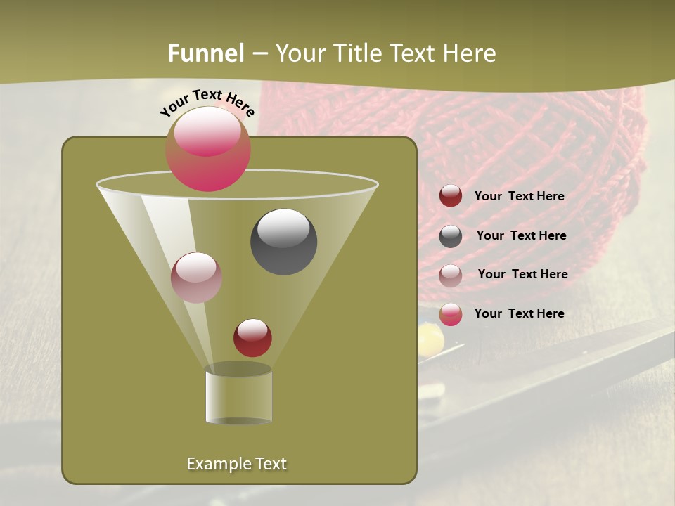 Clip Hair Thread PowerPoint Template