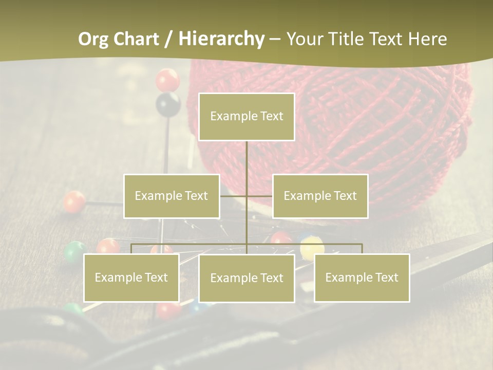 Clip Hair Thread PowerPoint Template