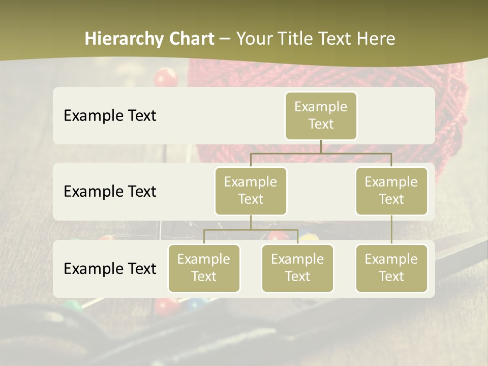 Clip Hair Thread PowerPoint Template