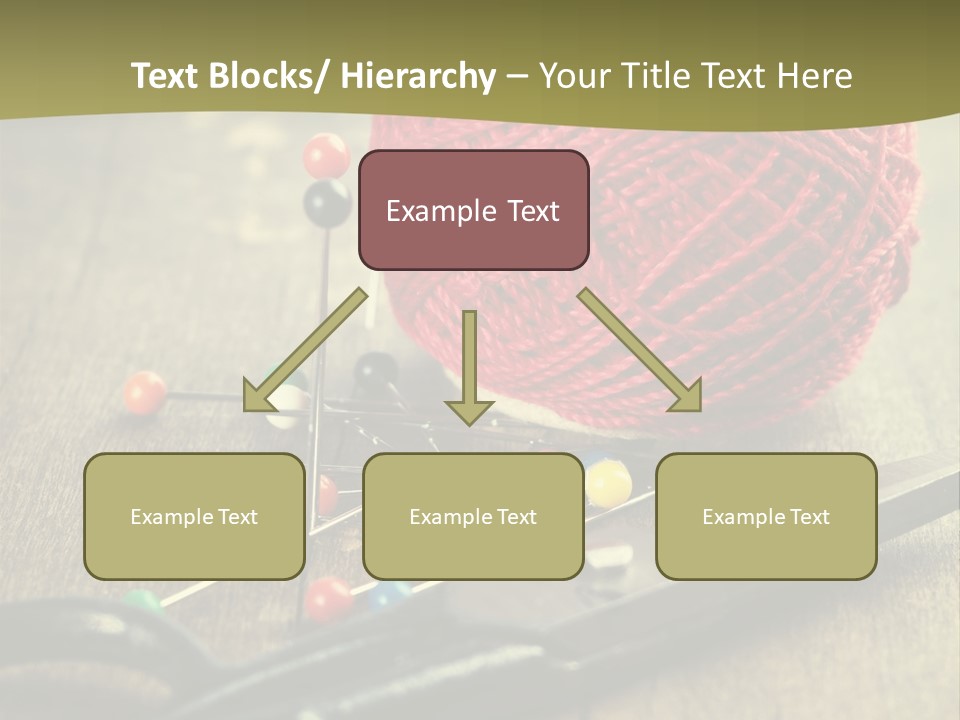 Clip Hair Thread PowerPoint Template