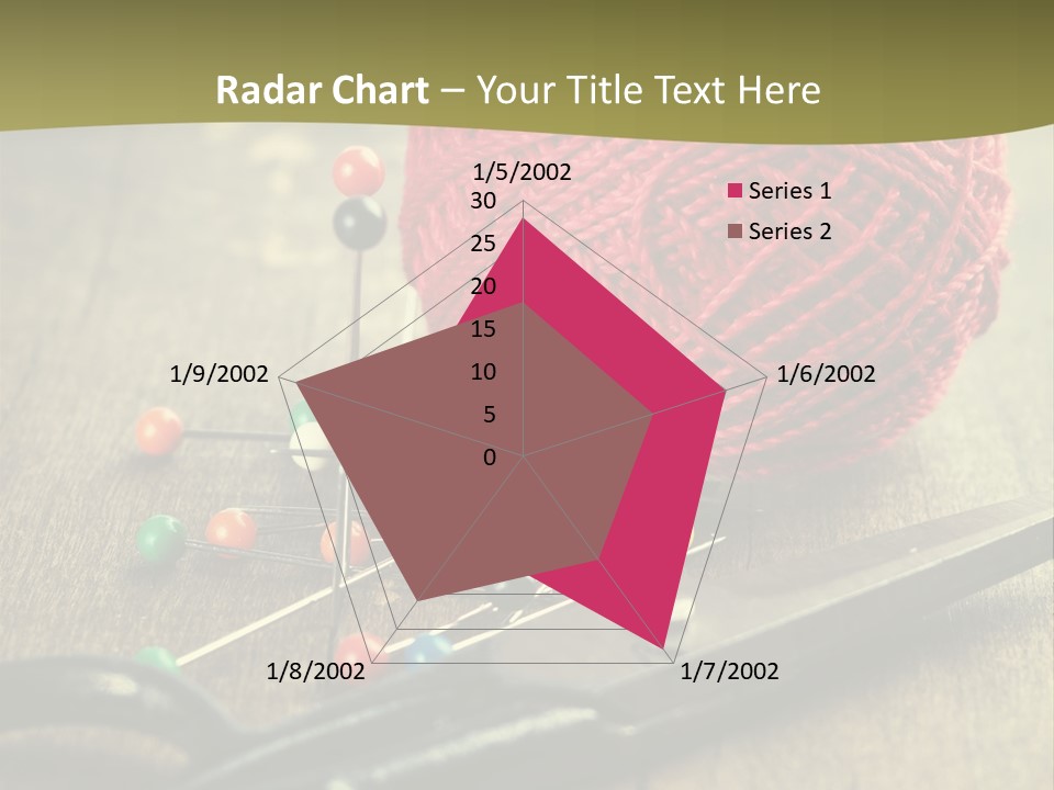 Clip Hair Thread PowerPoint Template