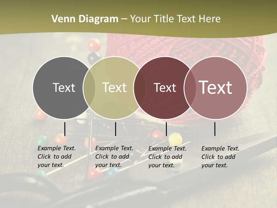 Clip Hair Thread PowerPoint Template