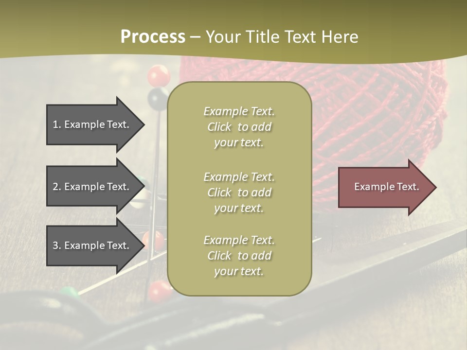 Clip Hair Thread PowerPoint Template