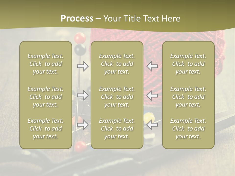 Clip Hair Thread PowerPoint Template