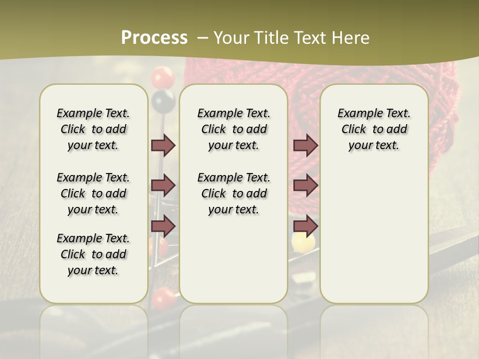 Clip Hair Thread PowerPoint Template