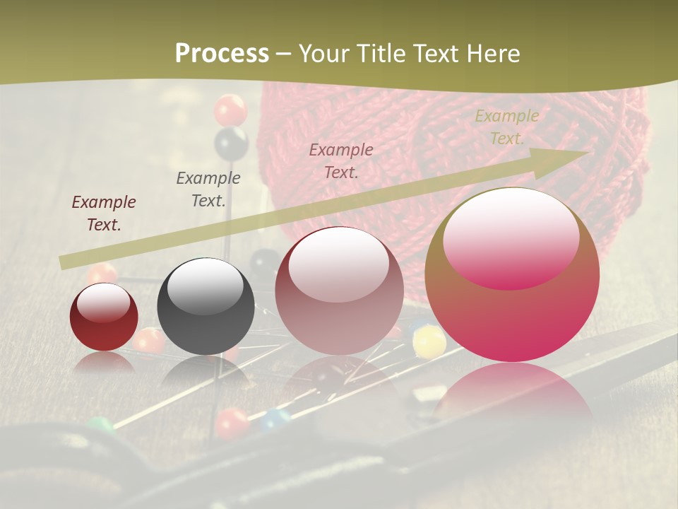 Clip Hair Thread PowerPoint Template