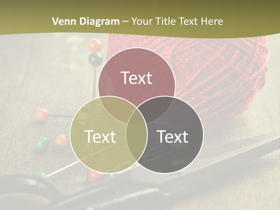 Clip Hair Thread PowerPoint Template