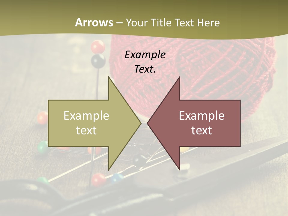 Clip Hair Thread PowerPoint Template