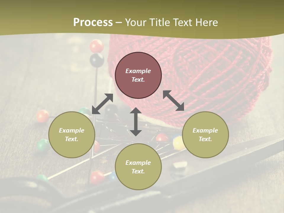 Clip Hair Thread PowerPoint Template