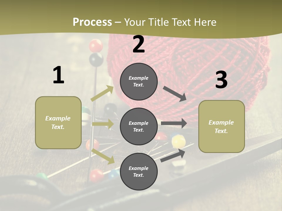Clip Hair Thread PowerPoint Template
