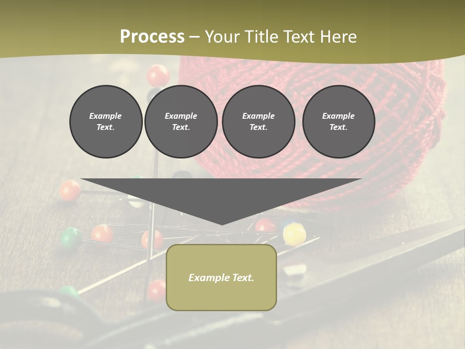 Clip Hair Thread PowerPoint Template