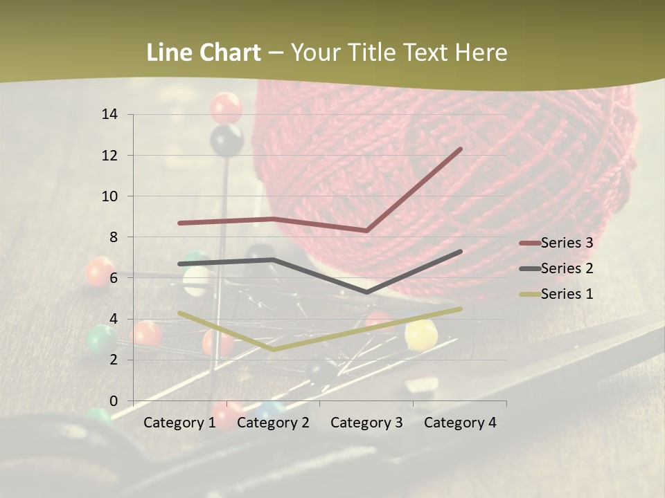 Clip Hair Thread PowerPoint Template