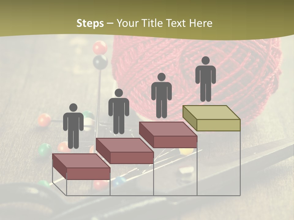 Clip Hair Thread PowerPoint Template